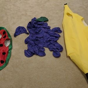 3 gently used Halloween costumes for a family